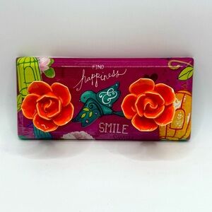 Hobby Lobby Wall Decor two orange, flower shaped handles decorated Bird & Floral